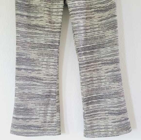 THEOPEN PRODUCT Printed Fitted Mid Length Pants In Khaki 4. - Picture 5 of 9